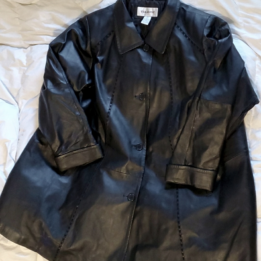 Veranesi Leather Coat